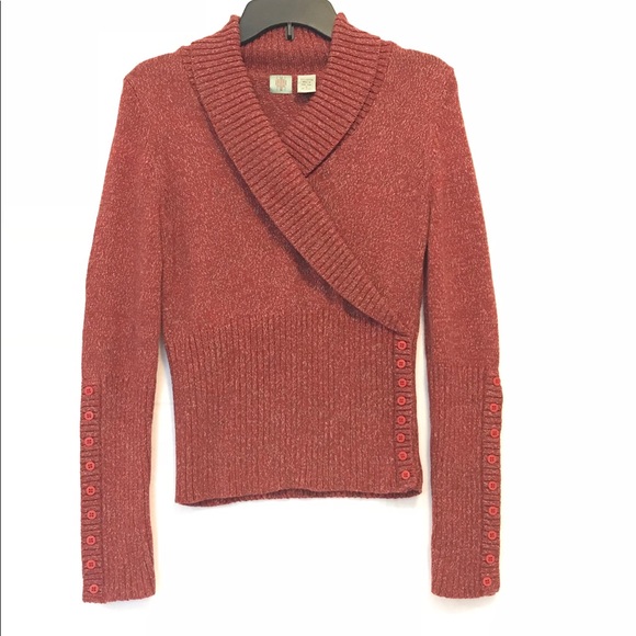 anthropologie wrap sweater